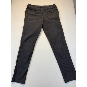 Lululemon ABC Pant Relaxed 34 Gray Athletic Casual Everyday Stretch Mens